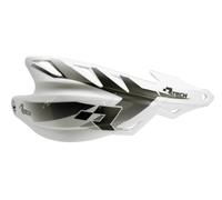 Coppia Paramani Motocross Racetech Raptor Bianco Universali Rtech Enduro Motard