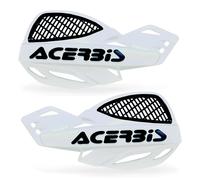 COPPIA PARAMANI MX UNIKO BLACK/WHITE ACERBIS UNIVERSALE OFF ROAD ENDURO CROSS