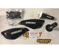 Coppia Paramani VECTOR CIRCUIT Nero Manopole JUPITER Moto Cross Enduro