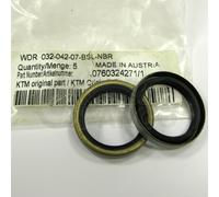 Coppia paraolio mozzo ruota anteriore KTM SX 85 e Freeride 2012-2016