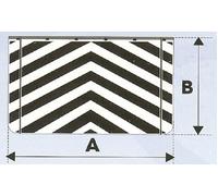 COPPIA PARASPRUZZI 62X40 STRISCE