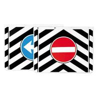 COPPIA PARASPRUZZI PARASCHIZZI PER CAMION IN PVC CON SEGNALI 45X35CM + STAFFE