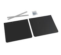 Coppia paraspruzzi universali camion in PVC nero - 35xH30cm