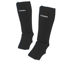 Coppia Paratibia Toorx con Para Piede Stinchi Protezioni Gambe MMA Kick Boxing