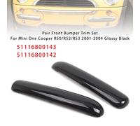 Coppia Paraurti Anteriore Orlo Set Per Mini One Cooper R50/R52/R53