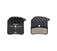 Coppia Pastiglia Shimano H03A-RF in resina con aletta e molla con coppiglia