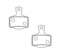 coppia pastiglie all-round compatibili magura mt2/mt4/mt6/mt8/mts e campagnolo h