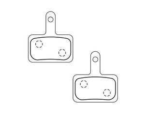coppia pastiglie all-round compatibili shimano deore e tektro 525160713 FERODO f