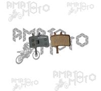 COPPIA PASTIGLIE ALLIGATOR SEMI-METALLICHE CON MOLLE- COMPATIBILI CON AVID JUICY