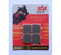 Coppia Pastiglie Anteriori SBS Sinterizzate 762 HS uso Strada