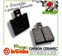 COPPIA PASTIGLIE BREMBO CERAMIC POSTERIORI MOTO GUZZI V 65 SP CHOPPER 650 1981 >