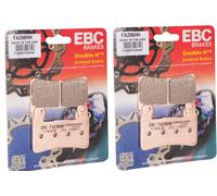 COPPIA PASTIGLIE EBC ANTE. FA296HH EBC per HONDA KAWASAKI HARLEY DAVIDSON HYOSUN