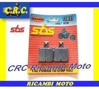 COPPIA PASTIGLIE FRENI POSTERIORI SBS HONDA NSR 125 R-F 1989 1990 1991 1992 1993