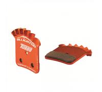 Coppia Pastiglie Freno Alligator Turbo Semi-Metalliche Ventilate per Shimano Saint/Zee