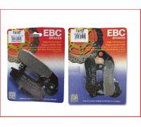 COPPIA PASTIGLIE FRENO ANTERIORE POSTERIORE EBC Suzuki DR Big - 750 1989