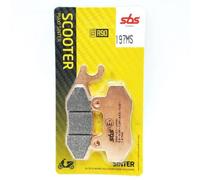 Coppia pastiglie freno anteriore scooter, SBS 197MS, mescola sinterizzata