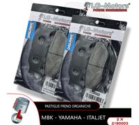 COPPIA PASTIGLIE FRENO ANTERIORI PER YAMAHA XVS A Midnight Star 1300 2007 IN POI