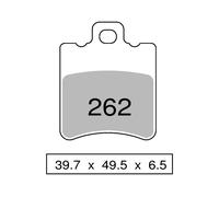 Coppia pastiglie freno anteriori sinterizzate HYOSUNG GRAND PRIX 150 98 TROFEO