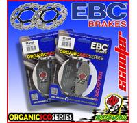 COPPIA PASTIGLIE FRENO ORGANICHE EBC ANTERIORI YAMAHA XVS 400 1998 1999