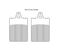 COPPIA PASTIGLIE FRENO PER MOTO HOLDIT PER PINZA GRIMECA 2 PISTONCINI 1025-1