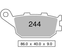 Coppia pastiglie freno posteriori sinterizzate HONDA CBR 600 RR 03 -04 TROFEO