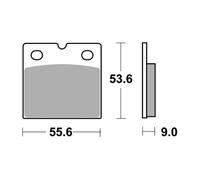 Sbs P506-ds2 Brake Pads Trasparente