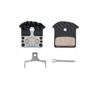 Coppia Pastiglie Freno Shimano J04C Metalliche Ventilate con Alette - MTB & Bici da Corsa