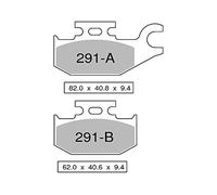 COPPIA PASTIGLIE FRENO TROFEO SINTERIZZATE per BOMBARDIER ATV - CANAM ATV 43029101 per Moto e/o Scooter (vedi elenco applicazioni nella descrizione prodotto)