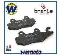 Pastiglie Organiche Brenta per pinza Freno Anteriore per Suzuki DR 250 S 1990