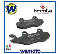 Coppia Pastiglie Organiche Brenta Freno Anteriore Moto Yamaha YFZ 450 R 2014