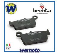 Coppia Pastiglie Organiche Freno Posteriore per Moto T.M. Cross MX 250 01-09 [f]