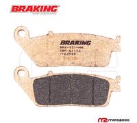 COPPIA PASTIGLIE PASTICCHE FRENO SINTERIZZATE BRAKING RIFERIMENTO FERODO FDB570