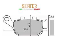 COPPIA PASTIGLIE POSTERIORI SINTERIZZATE HONDA NC 700 X 700 2012 2013 2014