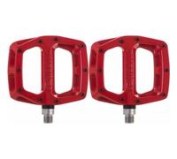 Coppia pedali flat dmr v12 rossi