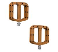 coppia pedali flat mk4 composite 1505 marrone BUMK4C.MA Burgtec flat bici pedali