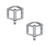 coppia pedali flat mtb a3-zp r argento Acid flat bici pedali