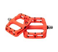 coppia pedali flat pa03a arancione fluo HTPA03A.O HT-COMPONENTS flat bici pedali
