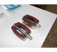 COPPIA PEDALI MARRONI PIAGGIO CIAO 50 PRIMA SERIE