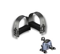 COPPIA PEDALI NERI 9/16" ANTISCIVOLO REGOLABILI IN PLASTICA PER CYCLETTE SPIN BIKE