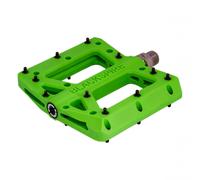 Coppia pedali Nylotrax VERDI per BICI enduro/freeride corpo in nylon 110x105mm