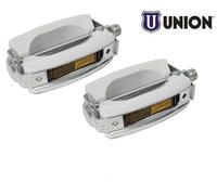 COPPIA PEDALI UNION BIANCHI PER CICLOMOTORE MOTOM 48