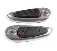 COPPIA PEDALINI POGGIAPIEDI CON GOMMINO PIAGGIO SKIPPER LX 125 / 4T 1998-2002