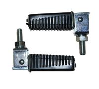 COPPIA PEDALINI POGGIAPIEDI TIPO INCLINATO CON VITE M10 PER SCOOTER UNIVERSALI