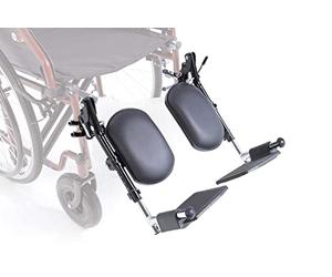 Coppia Pedane elevabili verniciate per carrozzine modelliPRODOTTE DA MORETTI con seduta misura 38 cm Art. CPA122V