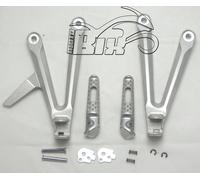 COPPIA PEDANE PEDALINE POGGIAPIEDI POSTERIORI HONDA CBR 600 05/06 CON STAFFE