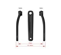 Coppia pedivelle 155 mm Alluminio per Bosch Gen3 nero anodizzato