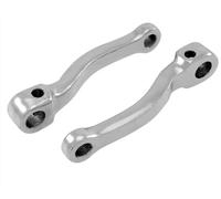 COPPIA PEDIVELLE CROMATE PEDALI PIAGGIO CIAO SI 50 BOXER BRAVO GRILLO AVVIAMENTO