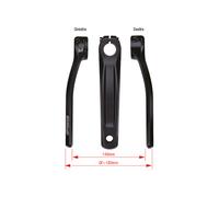 FSA Pedivella CK-751 compatibile Shimano E8000/E7000/E6100 Nero 165 mm