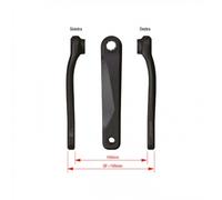 Coppia Pedivelle E-Bike 170mm Alluminio ISIS Drive Bosch Gen4
