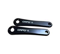 COPPIA PEDIVELLE LEONARDI RACING CAPO 8 ROAD NERO 165MM ALLUMINIO ERGAL 7075 CNC